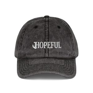 HOPEFUL Journey Embroidery Vintage Hat