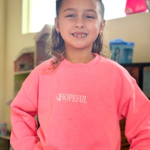 HOPEFUL Journey Embroidered Kids Sweatshirt - LEGACY COLLECTION