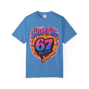 Hopeful 67 Flame Gender Reveal Graphic T-Shirt