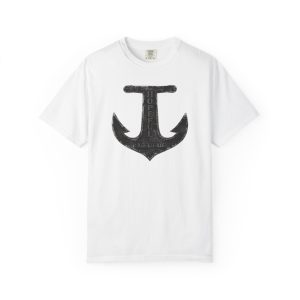 'Weathered Hope' Distressed Anchor T-Shirt